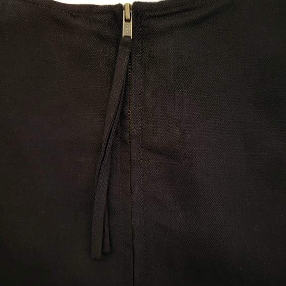 A Piece Apart Size 4 Solid Black Jumpsuit Wide Baggy Linen Blend Lagenlook - Picture 9 of 13